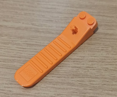 Genuine orange lego brick - orange,
