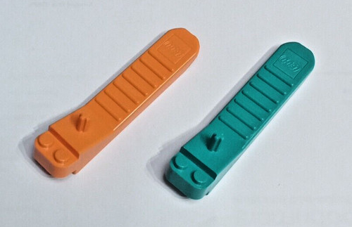 Genuine lego brick and axle - and,