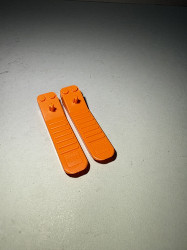 Lego used orange brick - orange,