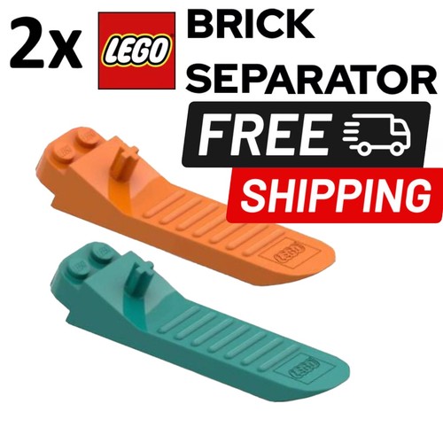 Genuine lego orange blue - 2x, or