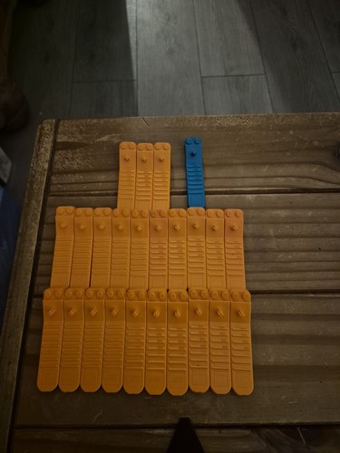 Lego orange brick - brick, separator